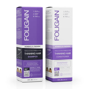 FOLIGAIN Hair Growth Shampoo + Conditioner Kit For Women - FOLIGAIN Canada