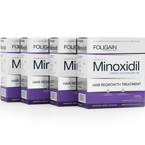 FOLIGAIN Minoxidil 2% Hair Regrowth Treatment For Women 12 Month Supply - FOLIGAIN Canada