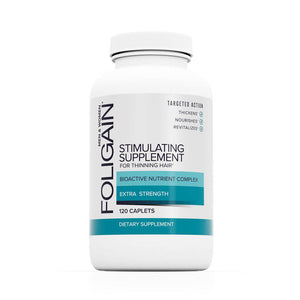 FOLIGAIN Stimulating Supplement For Thinning Hair 120 Caplets - Foligain US